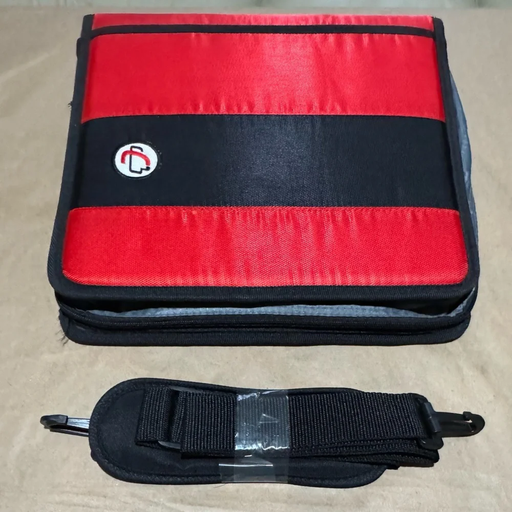 Case-It The Classic Zipper Binder 2 Inch Rings Comes with Shoulder Strap unisex
